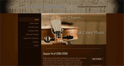 Desktop Screenshot of floridalakessymphonyorchestra.com